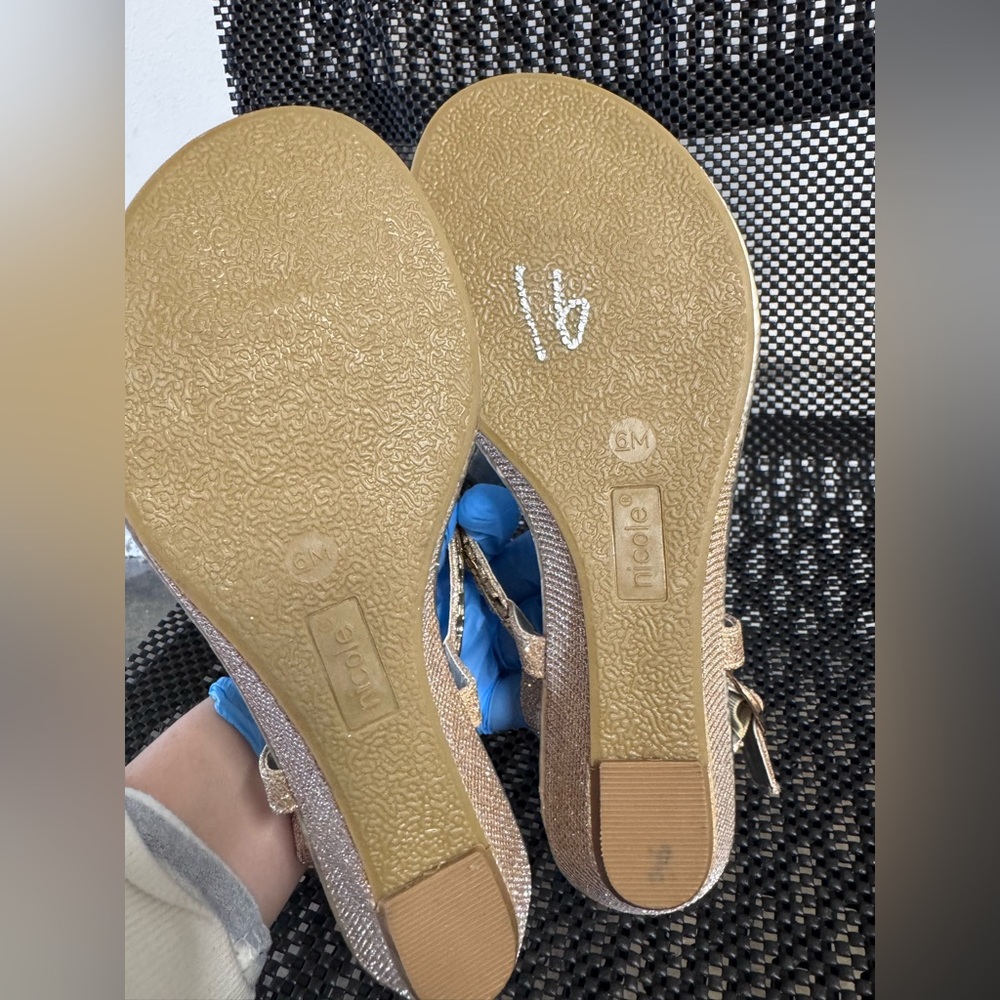 Nicole Women's Glittering Sandals - Silver and gold - Picture 6 of 7